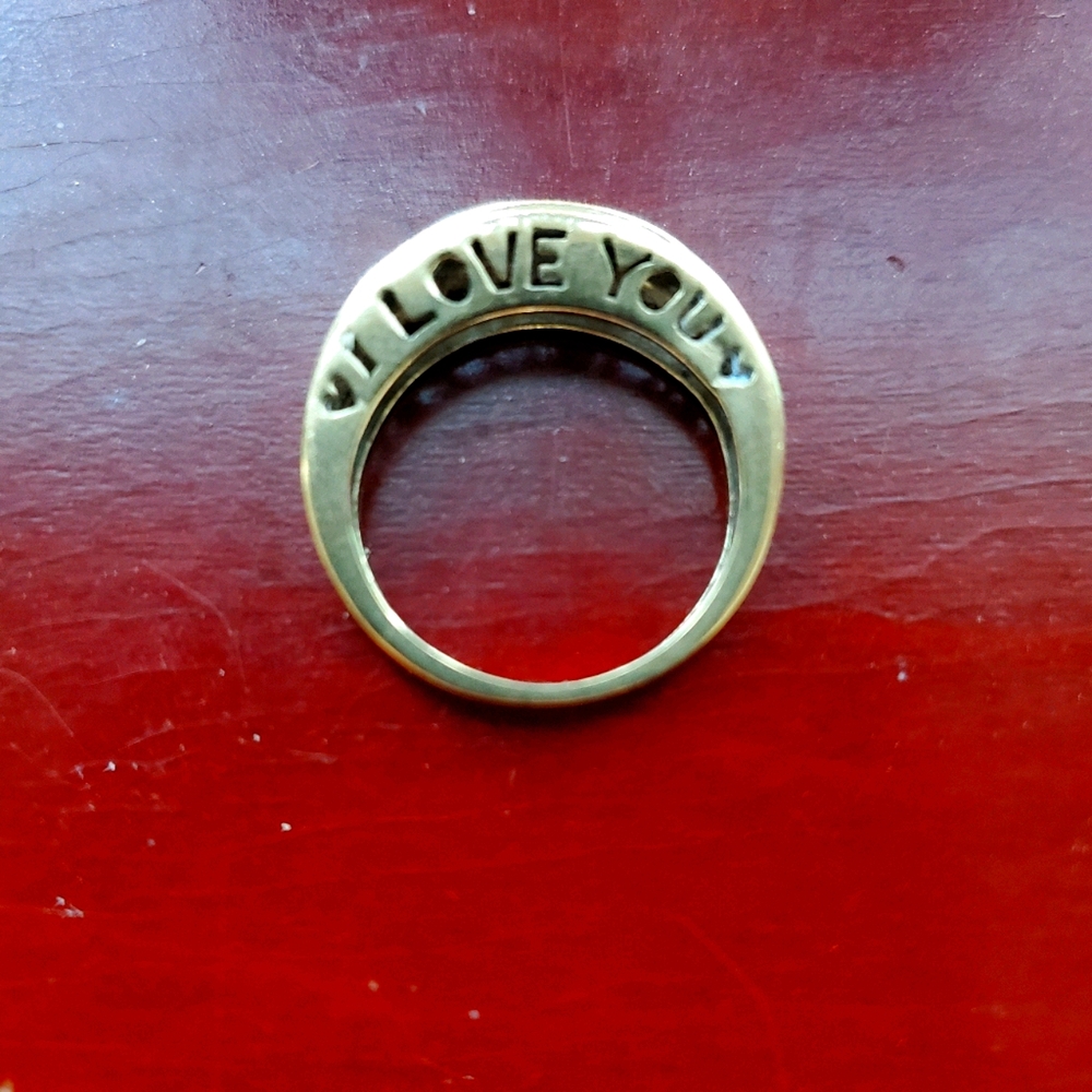 Return - 10K I love you ring